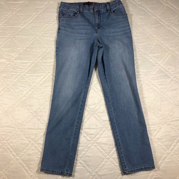 Gloria Vanderbelt‎ Amanda Slim blue jeans size 8 - Picture 1 of 3